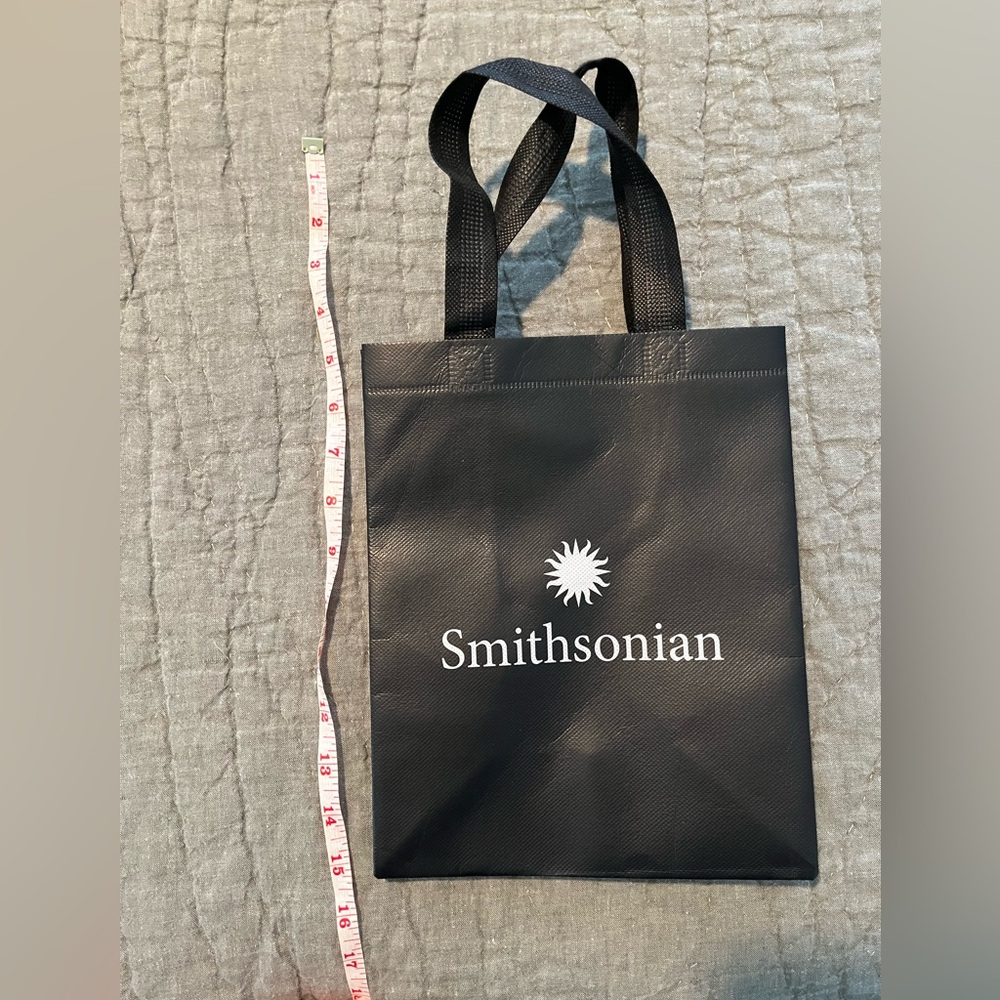 Smithsonian Small Black Tote Bag, NWOT